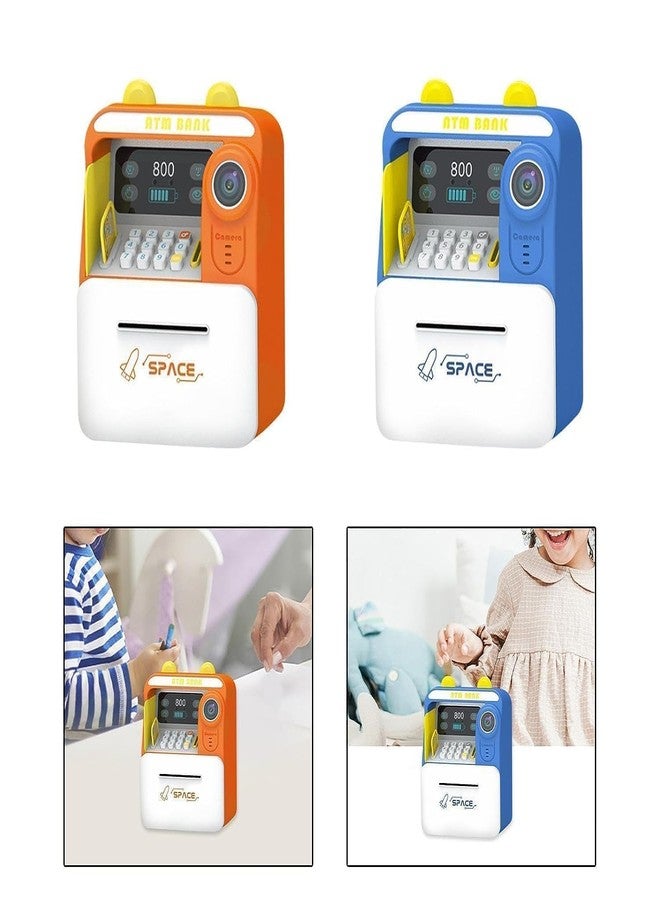 EXOMOON حصالة نقود إلكترونية فاخرة للأطفال من إكسومون، مزودة بقفل بكلمة مرور وحساس بصمة الإصبع، متعددة الألوان (عبوة من قطعة واحدة) - Image 2